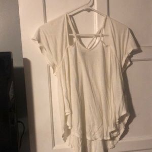 Free People white shirt